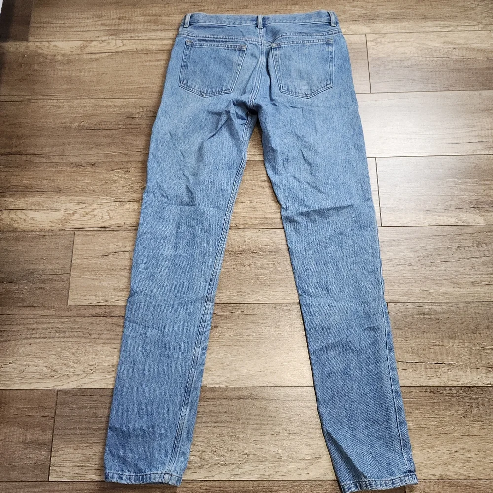 A.P.C. Women Petit New Standard Straight Leg Button Fly Light Denim Jeans 28 - Picture 4 of 13
